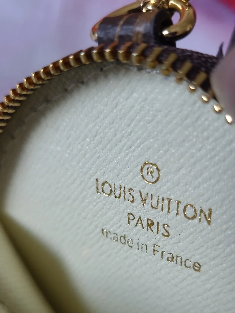Louis Vuitton Look-A-Like Brown Monogram Crossbody with Gold Hardware - Picture 12 of 12